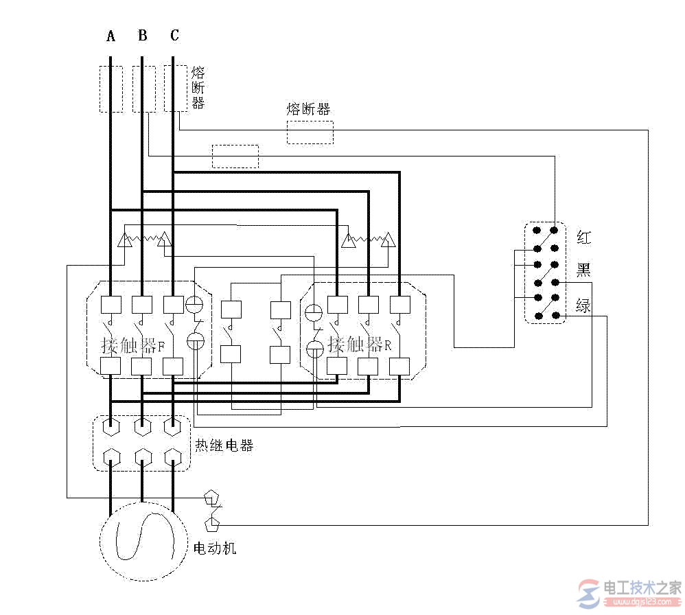 热继电器与交流接触器的结构组成