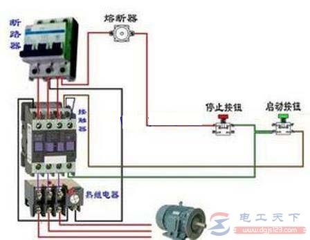 一例nr2 25热继电器的接线图