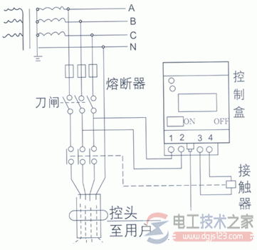 空调漏电保护器接线图是什么样的？