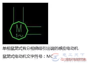 电气图纸设计之电机发电机电气图形符号