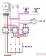 接触器实物接线图的设计图