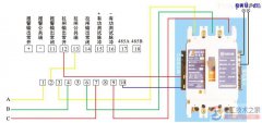 如何设计分励脱扣断路器与电表的接线图