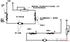一例单相串励电动机的接线图