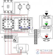 正反转配电盘实物接线图的连接方法