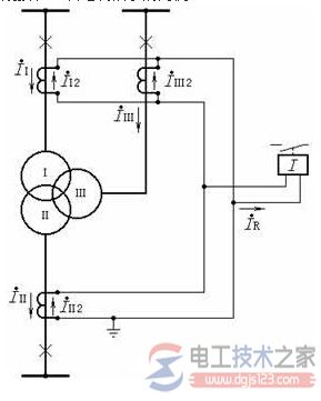 变压器差动保护接线图的原理分析 变压器差动保护接线图的原理分析