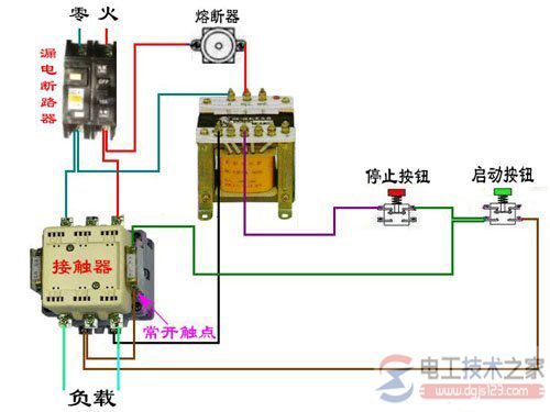 急停按钮实物接线图的四种接线方式 急停按钮实物接线图的四种接线方式