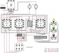 热继电器实现电动机过载保护的接线图