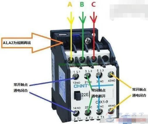 15千瓦用30安接触器，线圈吸合自锁但嗡嗡响怎么办