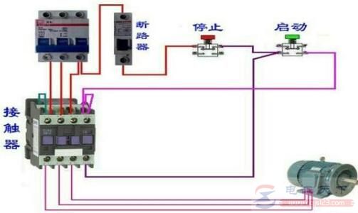 接触器入门知识：接触器的工作原理，接触器的自锁