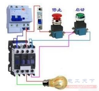 接触器入门知识：接触器的工作原理，接触器的自锁