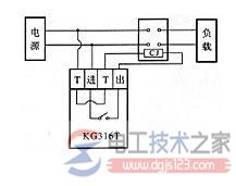 热水器怎么装接触器和时控开关？