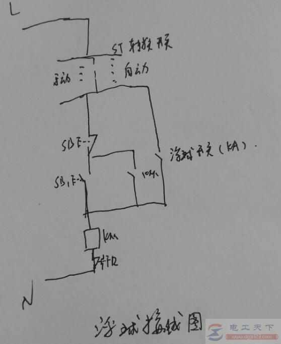 交流接触器和球阀怎么接线