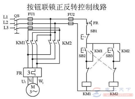 2个380v的交流接触器怎么接正反转