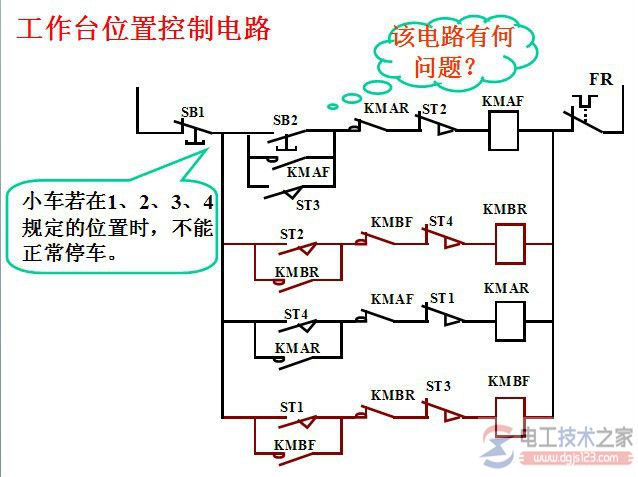 继电器与接触器控制电路接线图分析