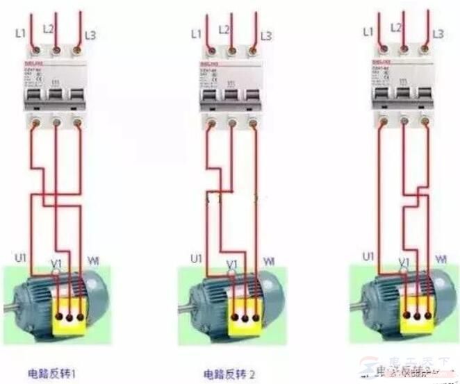 接触器控制电机正反转的接线方法详解