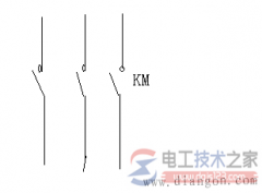 接触器在电路图中用什么符号表示？