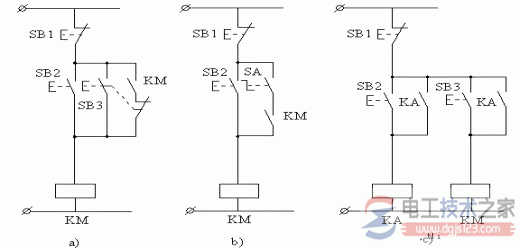 继电器与接触器控制常用线路的原理图