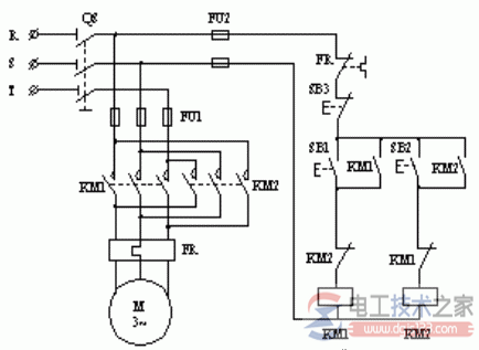 继电器与接触器控制常用线路的原理图