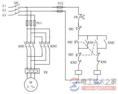 【图】接触器自锁互锁的电路接线图