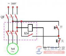 接触器与继电器控制电路图形表示说明