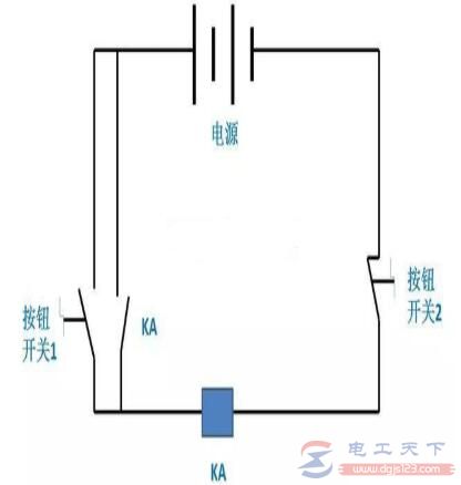 自锁电路的定义，自锁电路的电路图