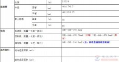 3匹柜机（72W）空调（单项）连接管及电源线要求