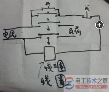 交流接触器的简易接法示例