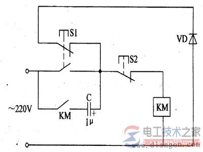 交流接触器节能电路的工作原理图解