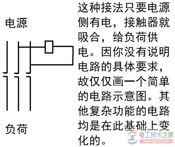 三相交流接触器如何接线，三相交流接触器的接法图