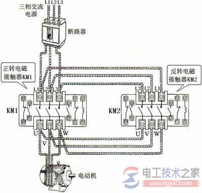 三相异步电动机接触器联锁如何实现正反转控制？