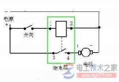 四脚继电器怎么接线，一例四脚继电器的接线图