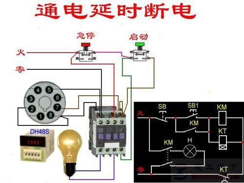 电灯的10种接线方式，10张电灯接线的高清电路图