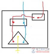 带开关五孔插座接线图读图方法