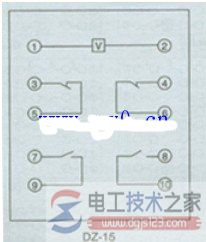 中间继电器的接线图与接线原理