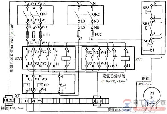 如何转换电气原理图到电气控制线路