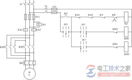 零电压与欠电压保护电气原理图与接线图