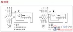 JD-6相序保护器接线图示例