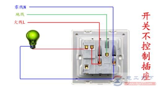 一文看懂单开加5孔插座的接线方法(家装电工必备)