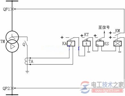 变压器过零序电流保护原理接线图及接线要求