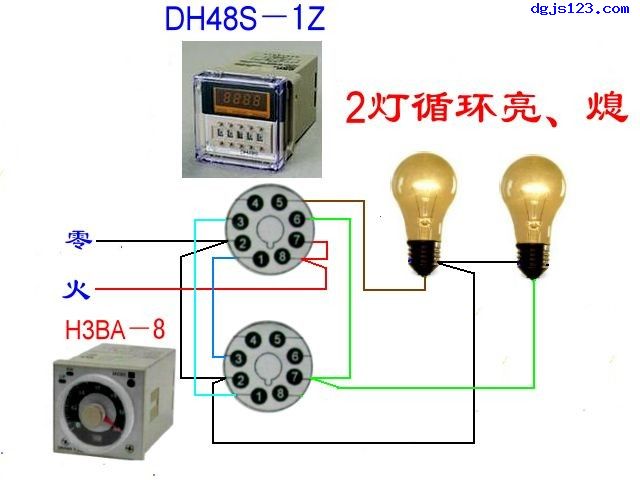 电工基本电路接线图大全，学电工必会电路接线图