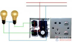 双灯双控实物接线图怎么设计？