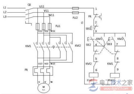220v接触器正反接线图的例子