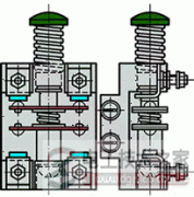 行程开关的结构与符号图及工作台的前进和后退电气原理图