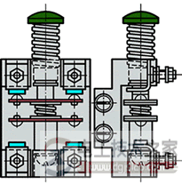 行程开关的结构与符号图及工作台的前进和后退电气原理图