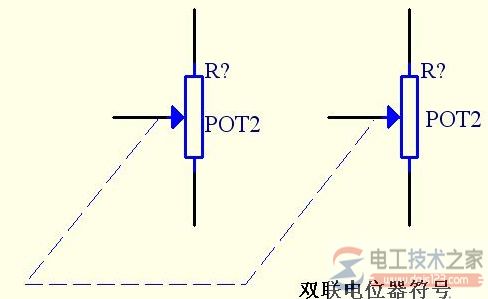 双联电位器接线图与实操图