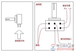 双联电位器接线图与实操图