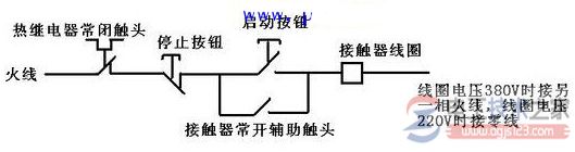 电气互锁的原理图，电气互锁的实物接线图