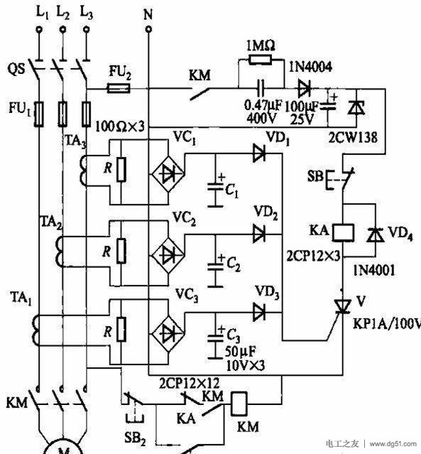 过流保护自恢复电路图的应用实例