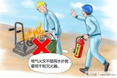 带电灭火的五点注意事项