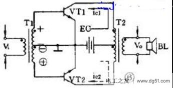 功率放大器入门实例：甲类单管功率放大器与乙类推挽功率放大器